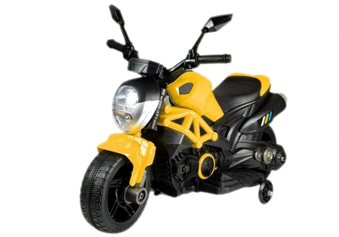 GTM1188 Dobíjecí motocykl žlutý