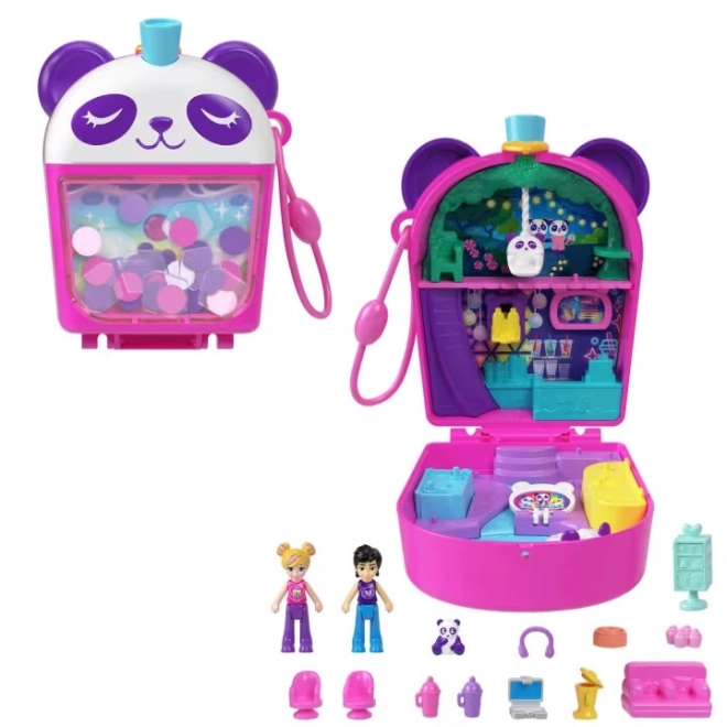 Polly Pocket Panda Kompaktní čajový set