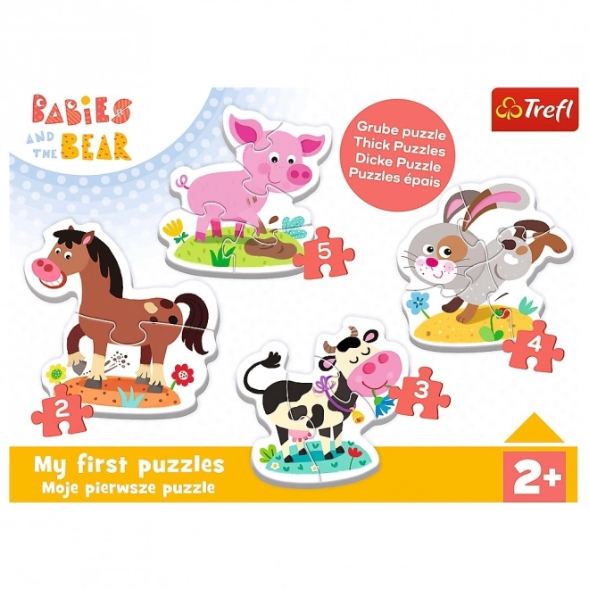 Puzzle Baby Classic: Na farmě