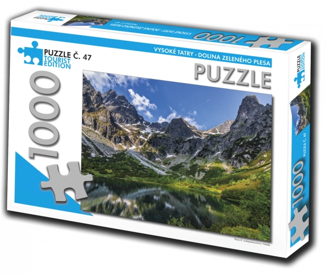 Puzzle Turistická edice Vysoké Tatry, Dolina Zeleného plesa 1000 dílků