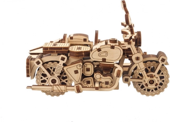 Ugears 3D dřevěné mechanické puzzle Harry Potter Hagridova létající motorka