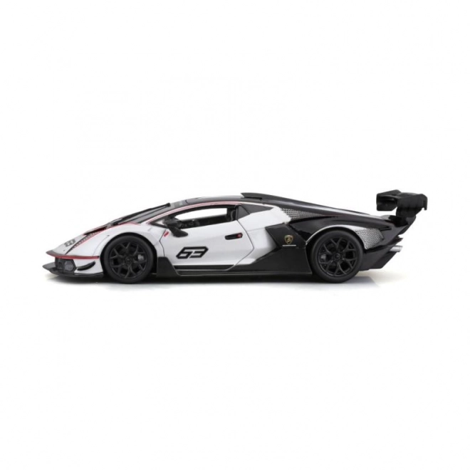 Bburago 1:24 Dirka Lamborghini Essenza SCV12 – Bílé