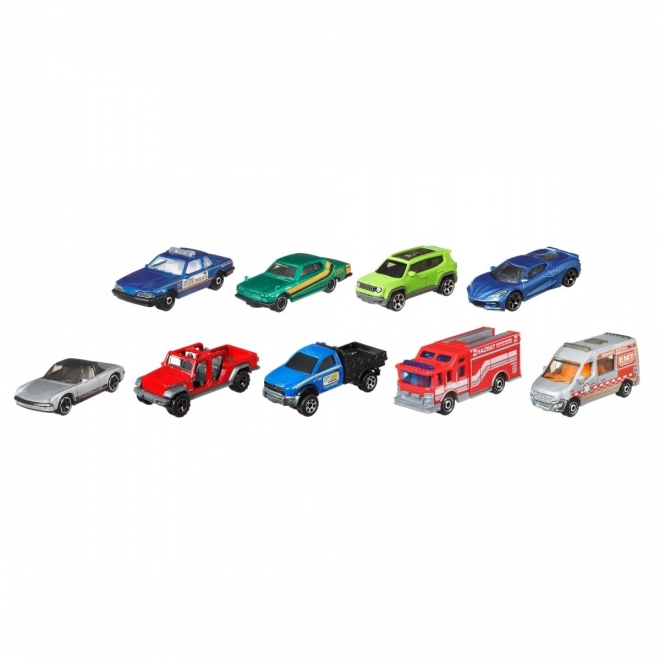 Auta Matchbox 9-Pack