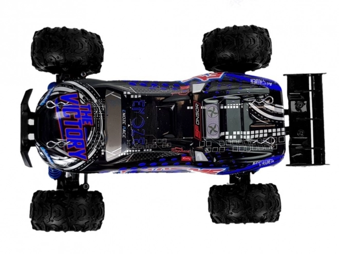 Dálkově ovládané závodní auto 1:18 Blue ENOZE 9302E Rychlost 45 km/h