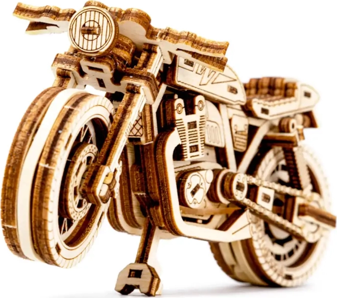 Dřevěné 3D puzzle - Motocykl Cafe Racer