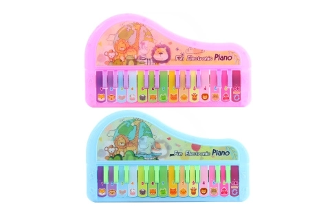 Dětské piánko se zvířátky na baterie