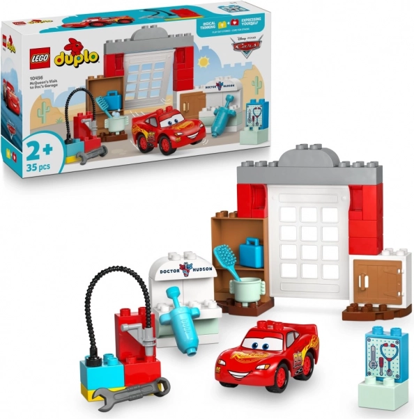 LEGO DUPLO Disney McQueen a návštěva v garáži doktora Hudsona