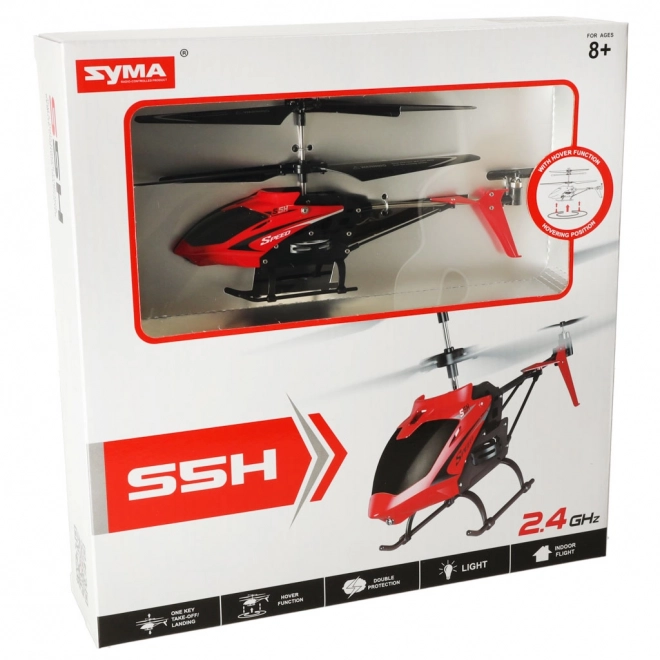 RC Helikoptéra SYMA S5 – Červená