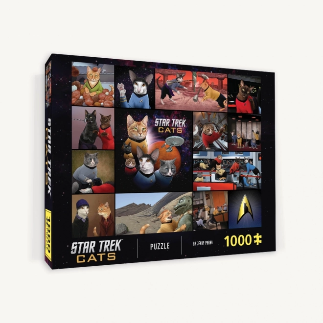 Chronicle books Puzzle Star Trek kočky 1000 dílků