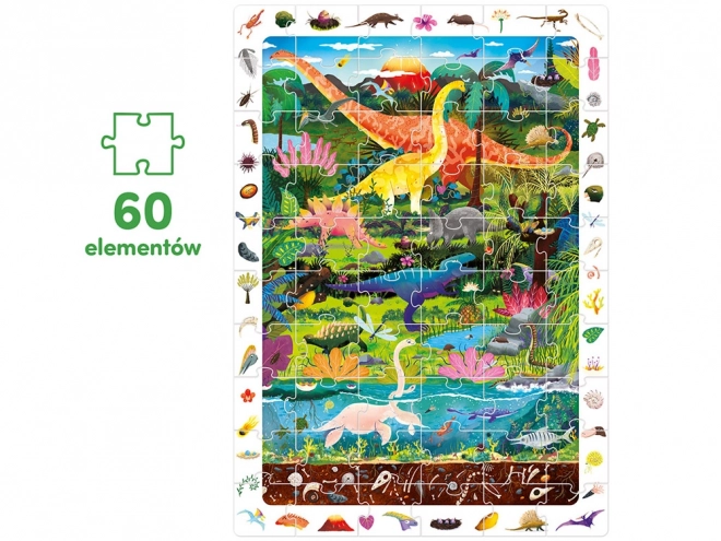 Pozorovací puzzle - Dinosauři