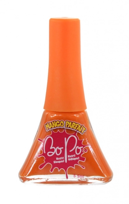 BO-PO lak na nehty oranžový s vůní mango parfait