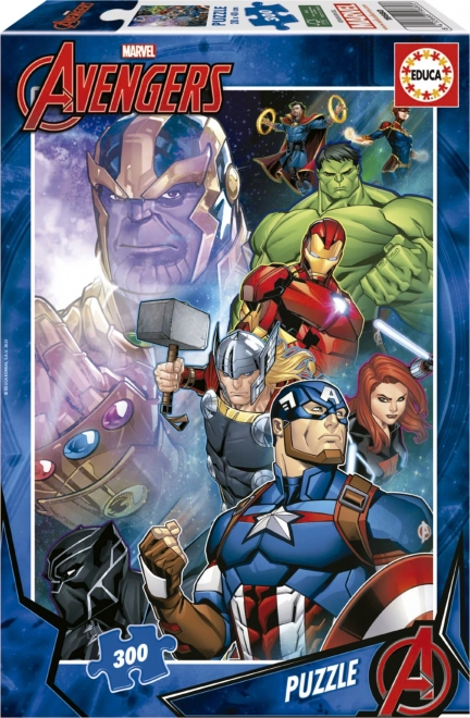 EDUCA Puzzle Avengers 300 dílků