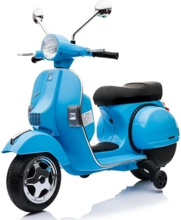 Elektrický skútr Vespa Modrý