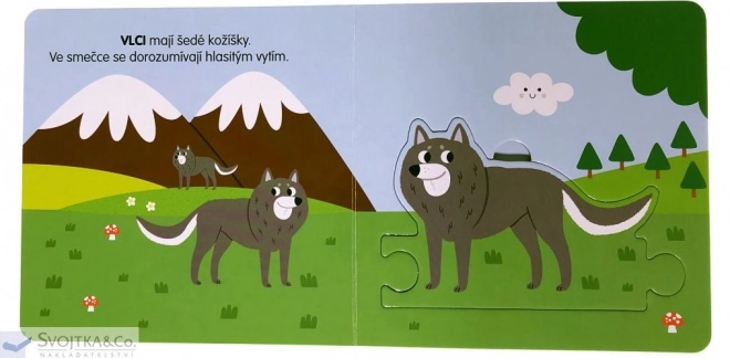 Svojtka & Co. Knížka s puzzle: Zvířátka v lese
