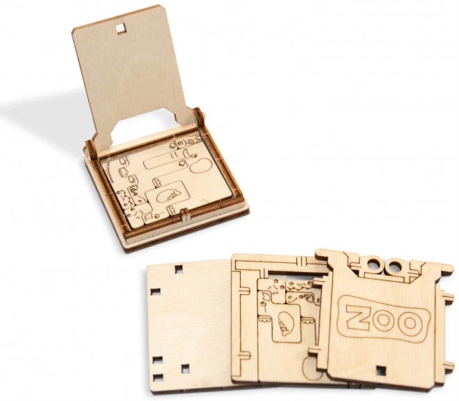 Dřevěné 3D puzzle ZOO
