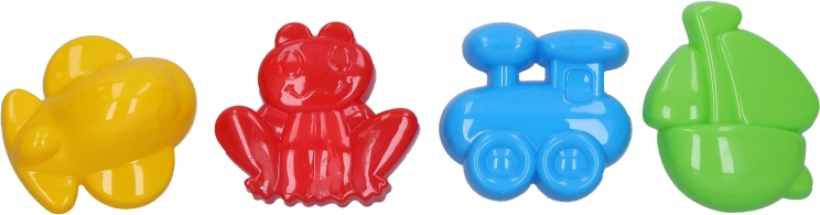 Sada formiček na písek 10 cm – 4 ks