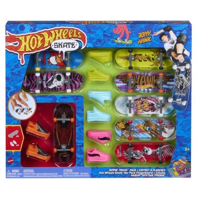 Hot Wheels Fingerboard a Boty 8 ks