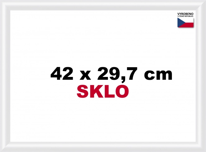 plastový rám na puzzle bílý A3