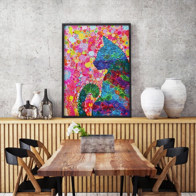 Puzzle Přemýšlivá Kočka 1000 Dílků