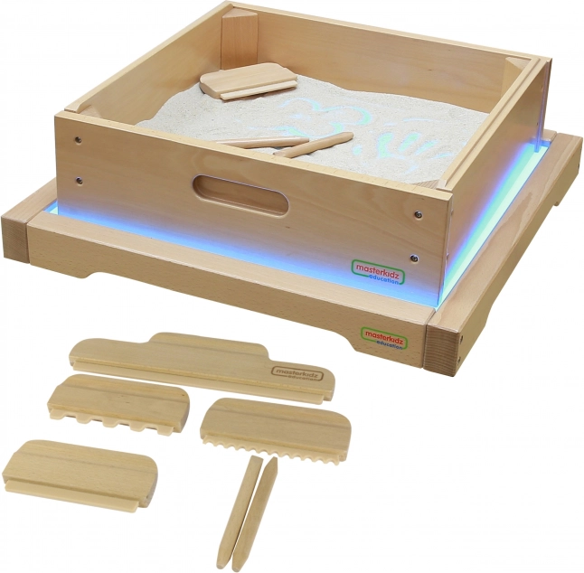 Sensory Panel LED s Příslušenstvím pro Hraní v Písku od Masterkidz