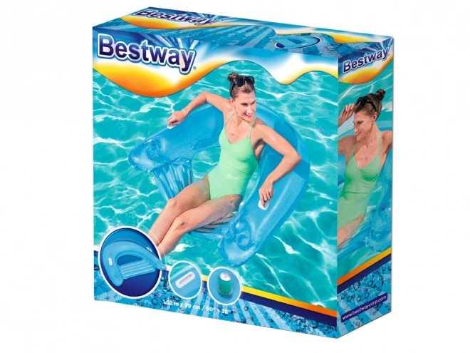 Bestway komfortní plovoucí křeslo 152 x 99 cm – Červená