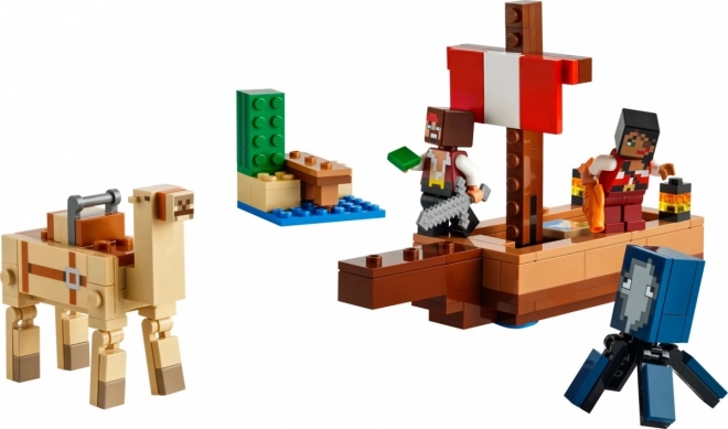 LEGO Minecraft 21259 Plavba na pirátské lodi