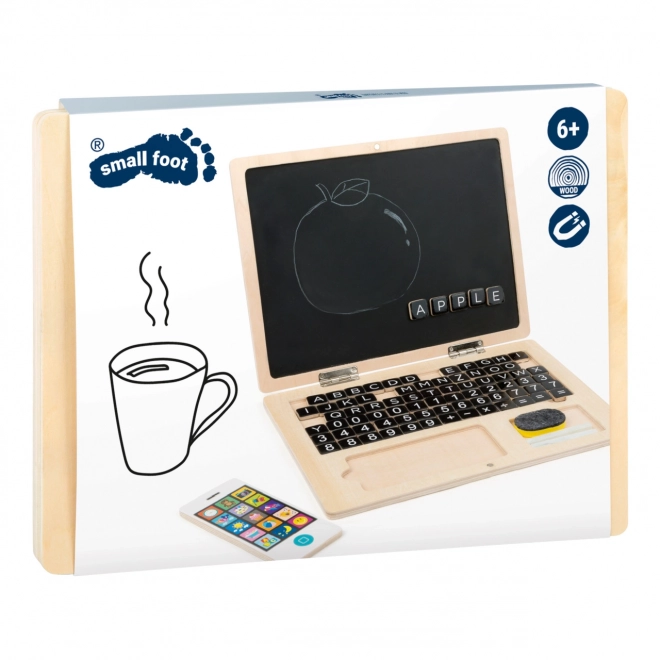 Dřevěný notebook pro děti Small Foot