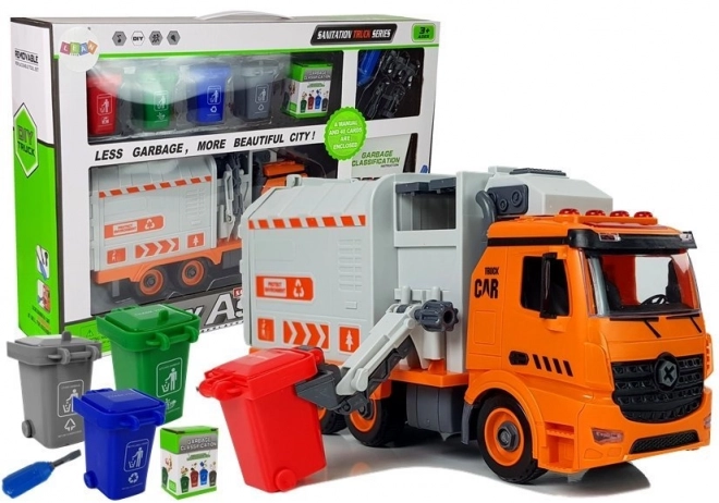 DIY smetí vůz s tříděním odpadu