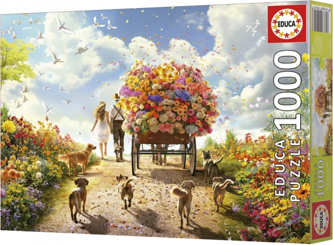Educa puzzle Rozvoz květin 1000 dílků