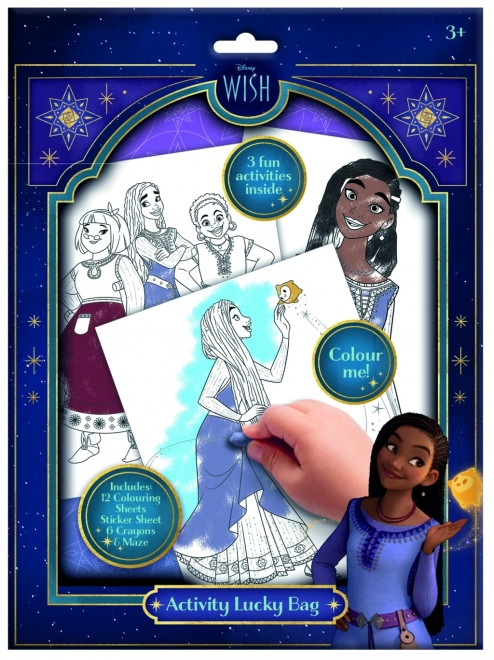 Omalovánky a samolepky Disney Wish