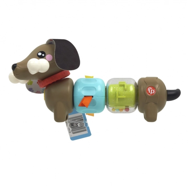 Fisher Price Chrastící a klapající jezevčík HTW91