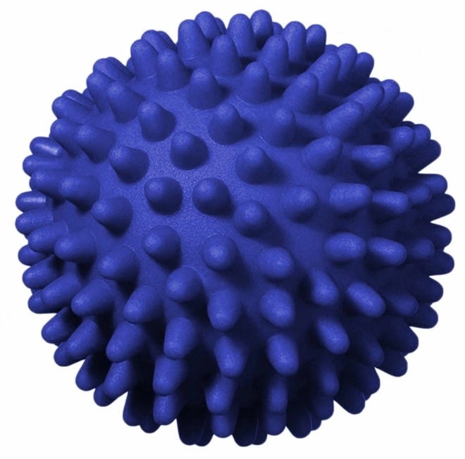 Masážní míček s hroty 8,5 cm modrý