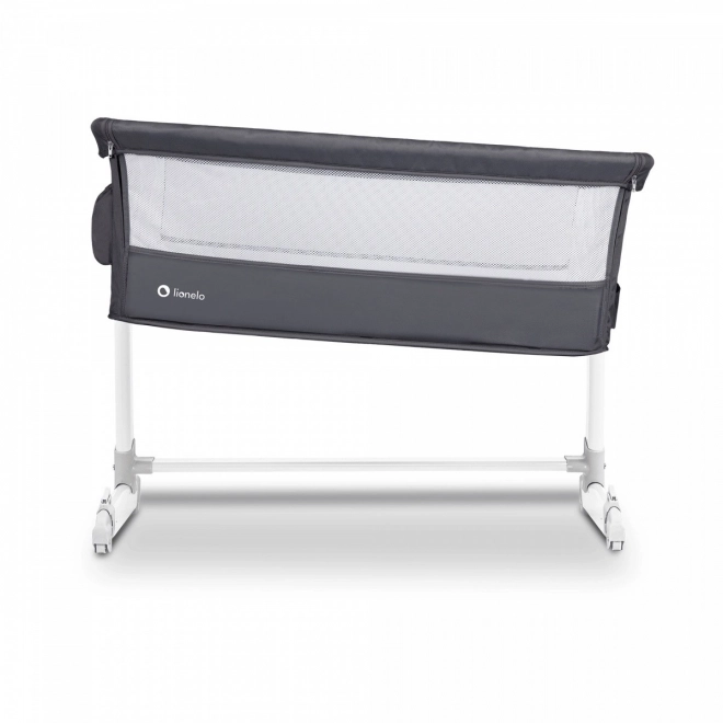 LIONELO Postýlka Theo 3v1 Dark Grey