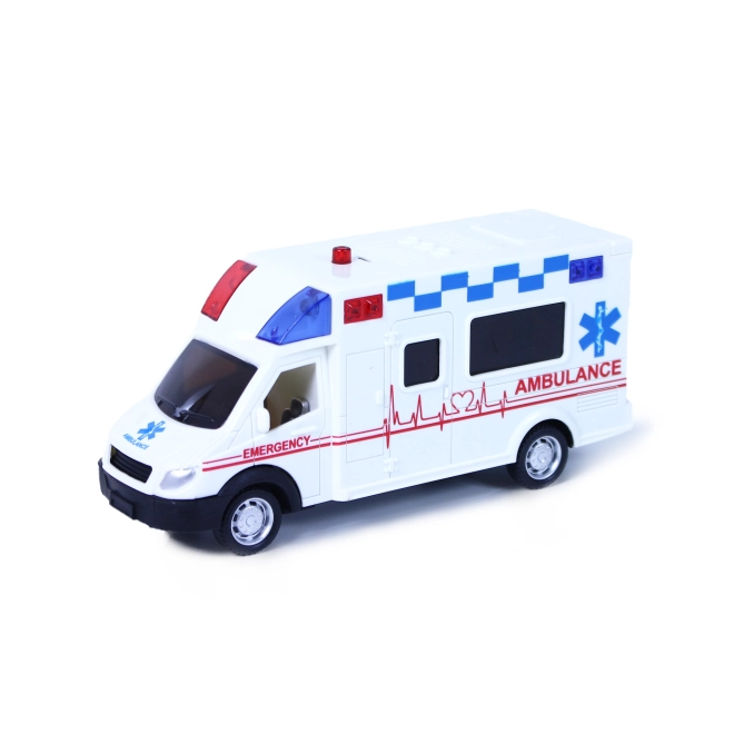 Světla a zvuky jako skutečná sanitka