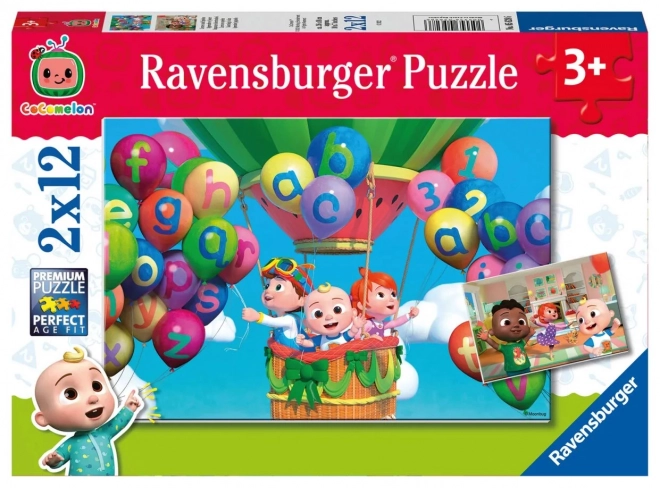 RAVENSBURGER Puzzle Cocomelon 2x12 dílků