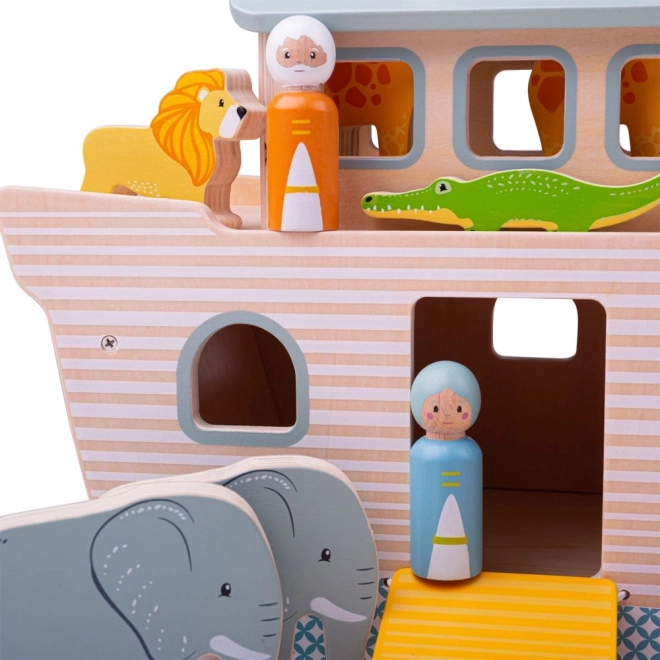 Dřevěná hračka Noemova Archa od Bigjigs Toys