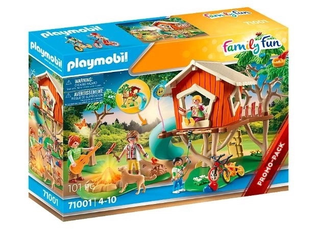 Klocki rodinný domek na stromě s klouzačkou