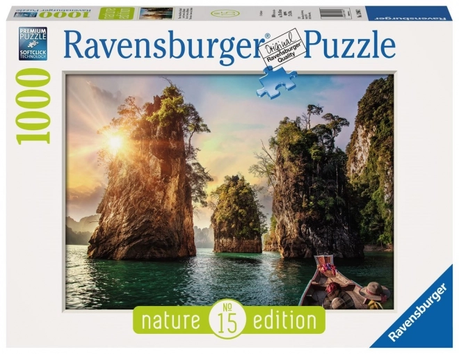 Puzzle 1000 dílků Tři skály v Cheow, Thajsko