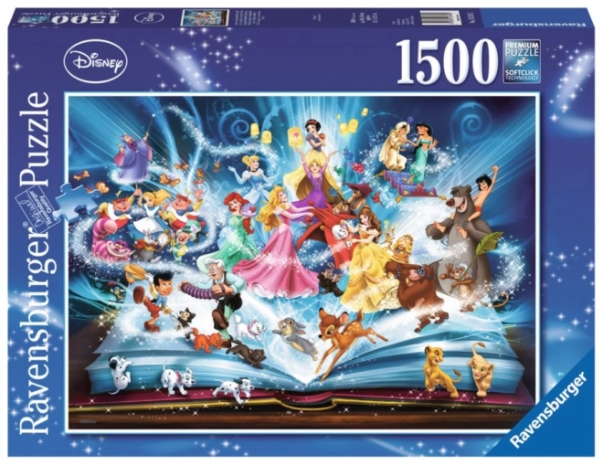 Ravensburger puzzle Disney - Pohádková kniha 1500 dílků