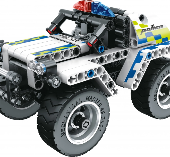 Stavebnice policejního auta 16 cm