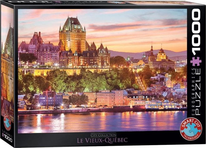 EUROGRAPHICS Puzzle Starý Québec, Kanada 1000 dílků
