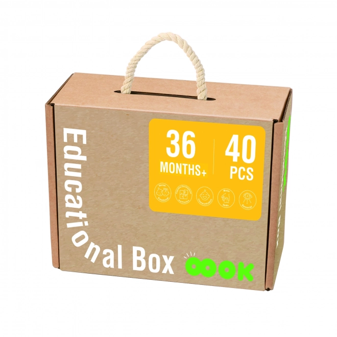 Edukační krabice Montessori Tooky Toy 6v1 od 3 let