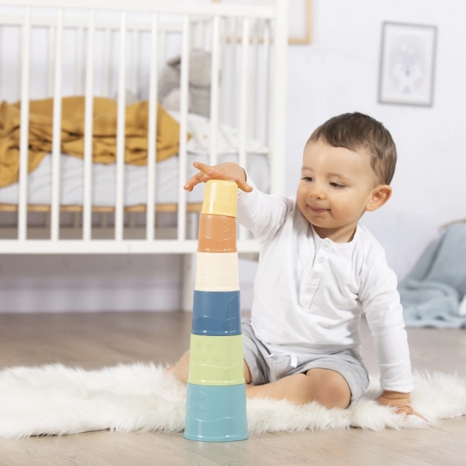 Smoby  Pyramida kelímky, 100% recyklovatelné