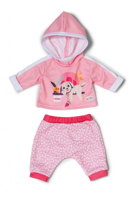 BABY Born tepláková souprava růžová pro panenky 43 cm