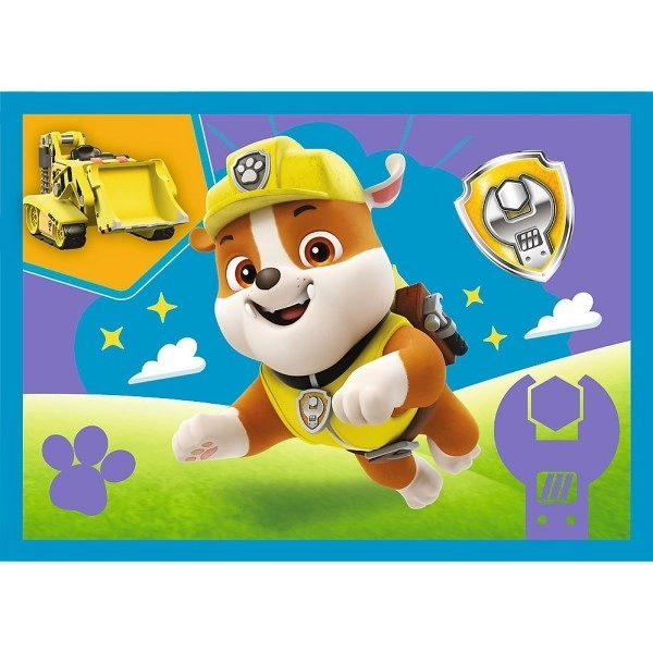 Puzzle 4v1 Tlapková Patrola Běžící Pejsci