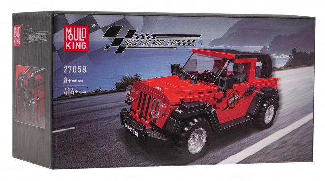 Sada cihel Car 414el. Červená