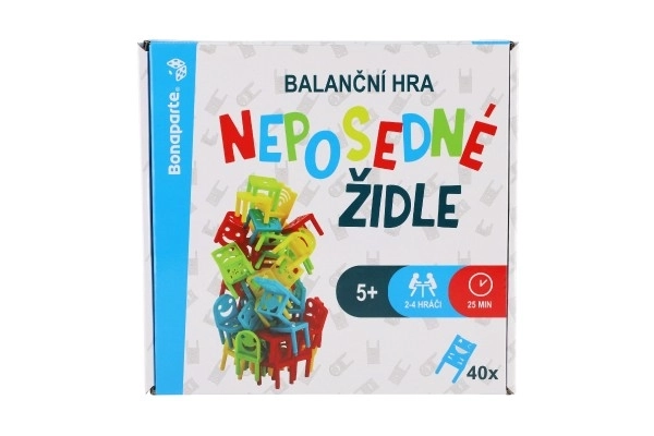 Neposedné židle balanční hra pro děti