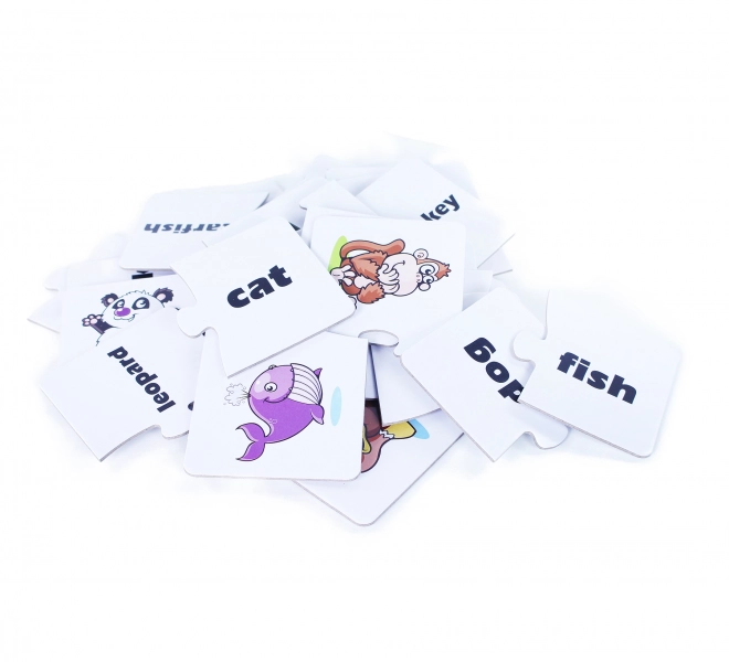 Naučné puzzle zvířata
