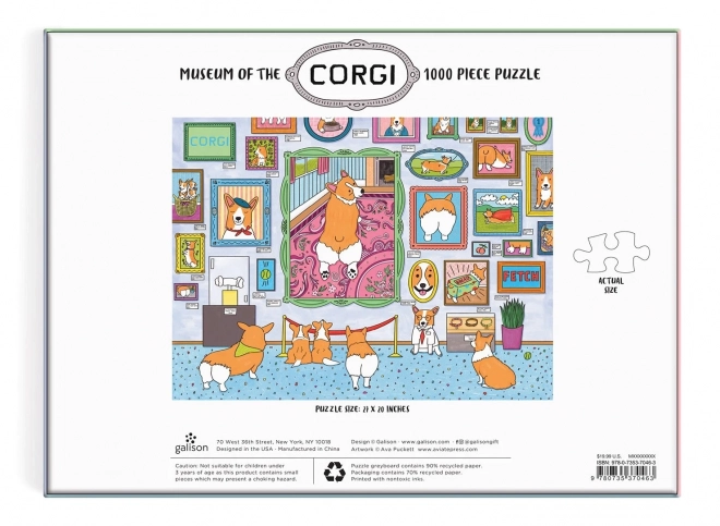 Puzzle Muzeum Corgi 1000 dílků