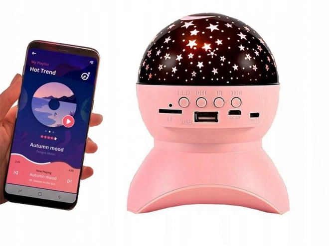 Hvězdný projektor a bluetooth reproduktor